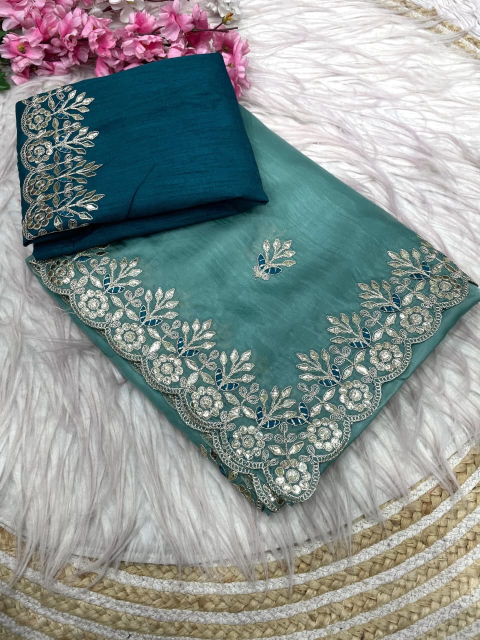 Maverick Fusion Crystal Crush Saree